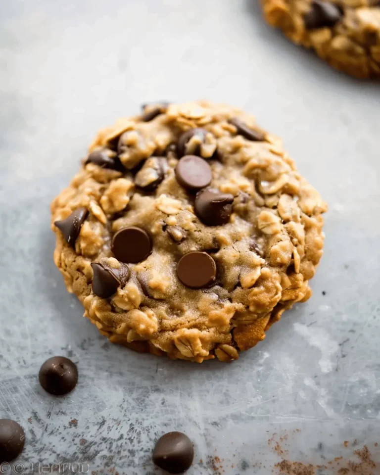 Big Fat Peanut Butter Oatmeal Chocolate Chip Cookies
