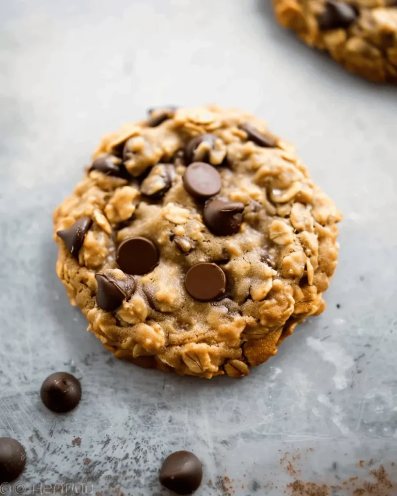 Big Fat Peanut Butter Oatmeal Chocolate Chip Cookies