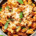 Easy 25-Minute Chicken Parmesan Pasta Skillet
