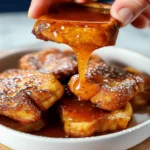 Hawaiian Roll French Toast with Cinnamon Sugar