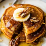 Healthy Pumpkin Oatmeal Pancakes