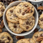 Mini Chocolate Chip Pecan Cookies