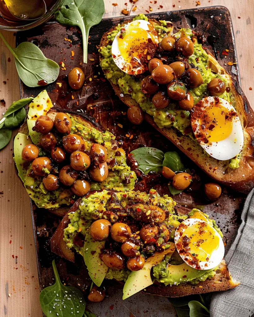 Morning Glory Pesto Egg Avocado Toast