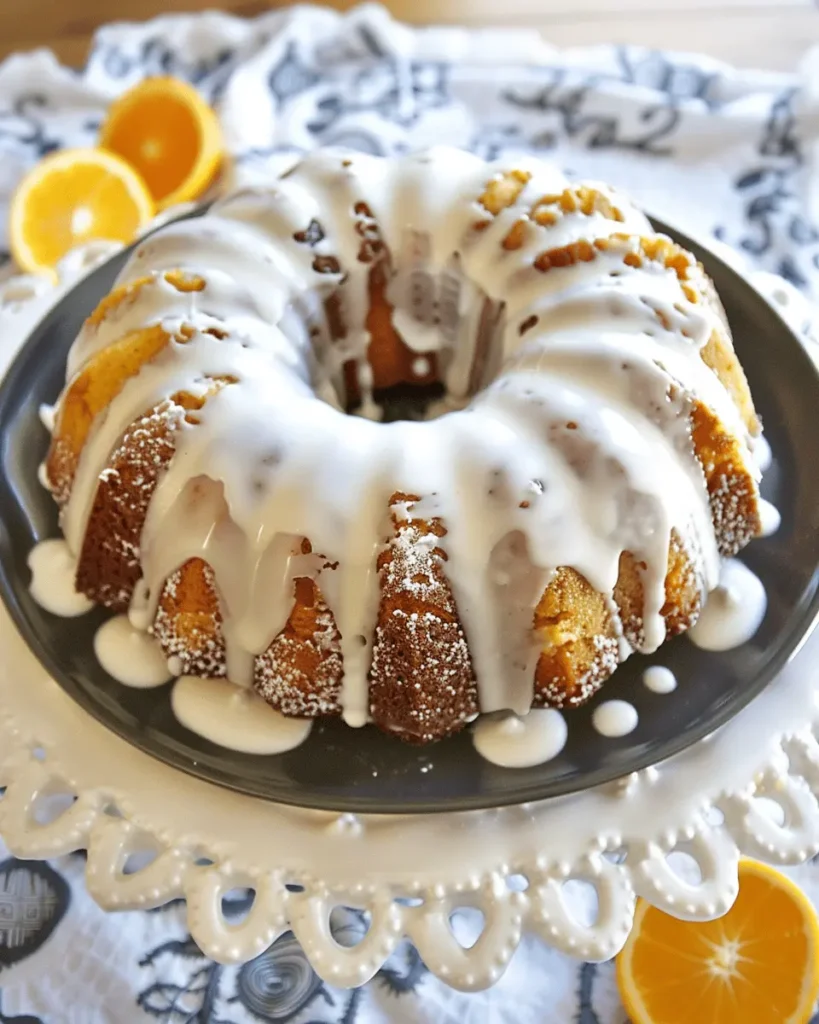 Orange Olive Oil Bundt Cake