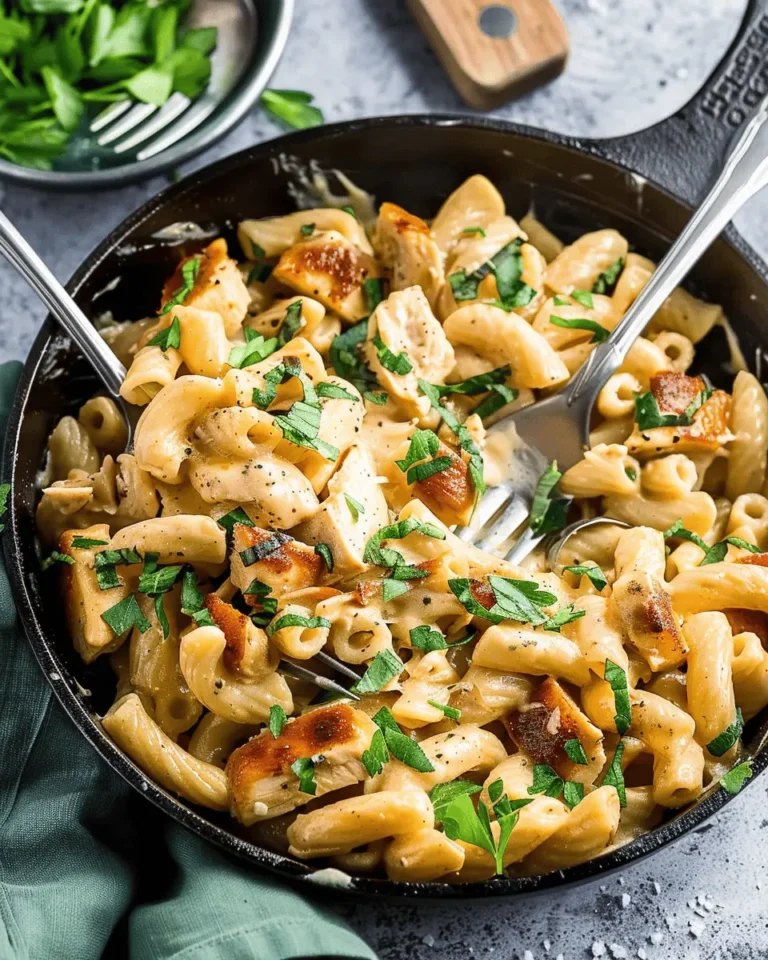 Tuscan Chicken Mac and Cheese
