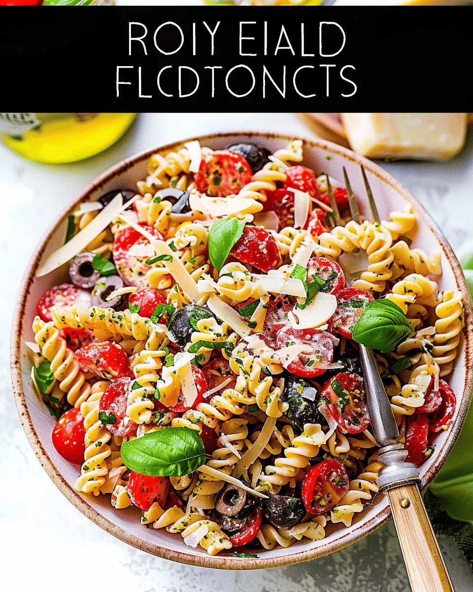 Italian Dressing Pasta Salad with Turkey Bacon for Delicious Joy