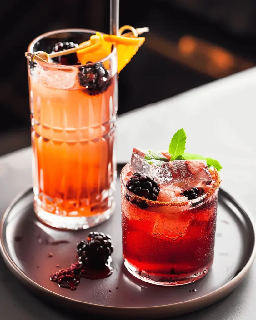Vanilla Earl Grey Blackberry Mocktail