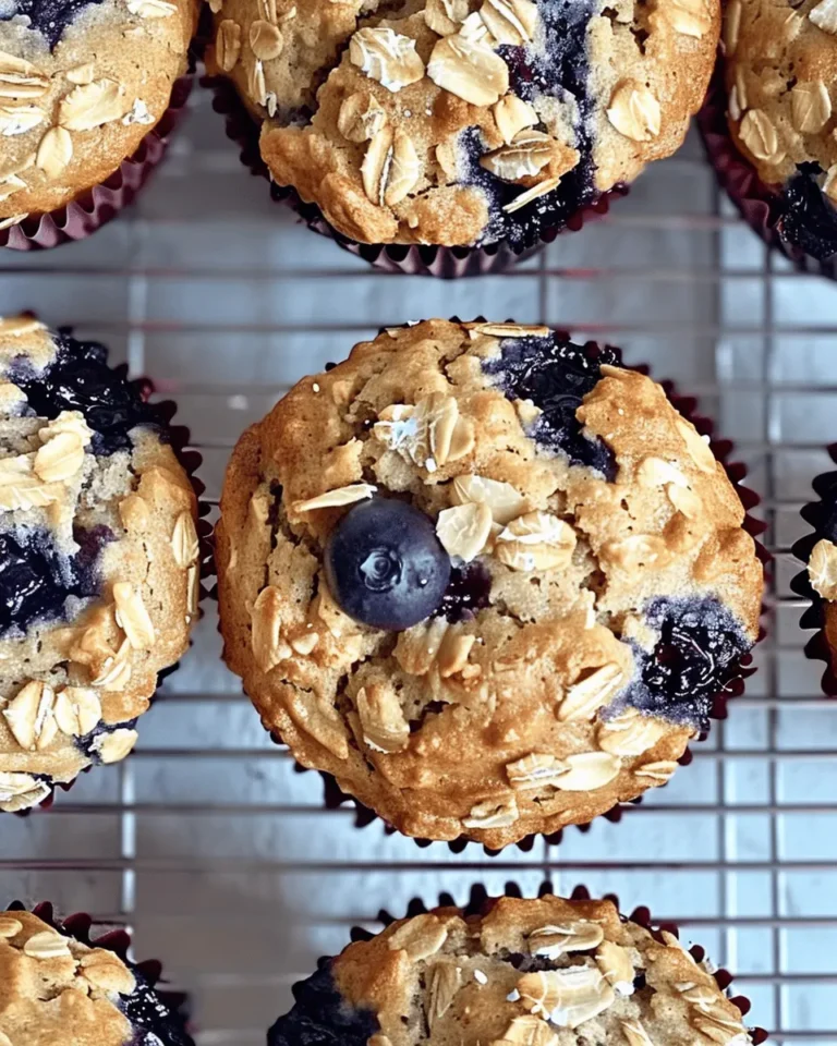 Blueberry Oatmeal Muffins