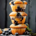 Sour Cream Blueberry Muffins