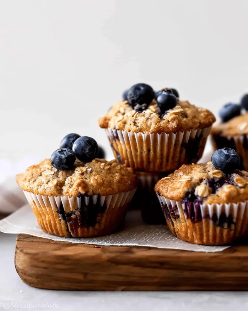 Blueberry Oatmeal Muffins