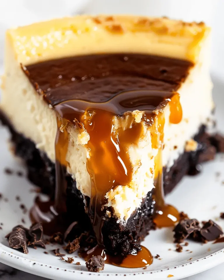 Caramel Brownie Cheesecake