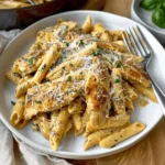 Garlic Parmesan Chicken and Pasta (One-Pan)