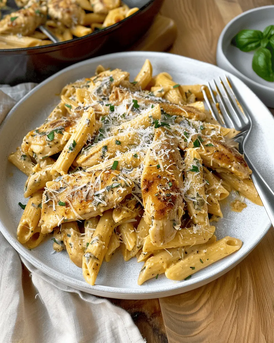 Garlic Parmesan Chicken and Pasta: Easy One-Pan Delight for All