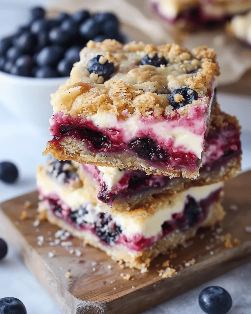 Blueberry Cream Cheese Bars