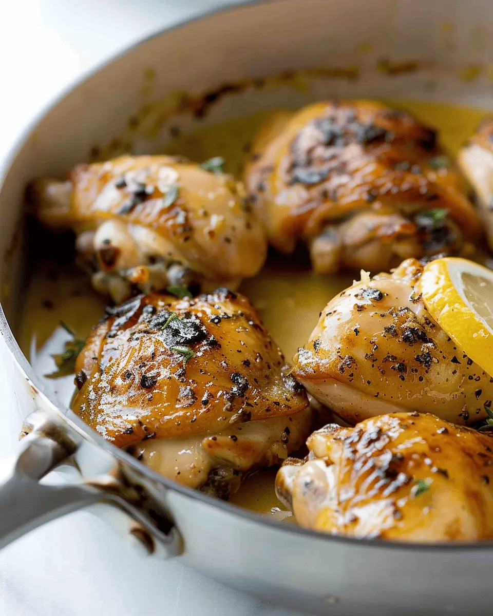 Juicy Lemon Chicken Thighs: A Flavorful Twist for Dinner