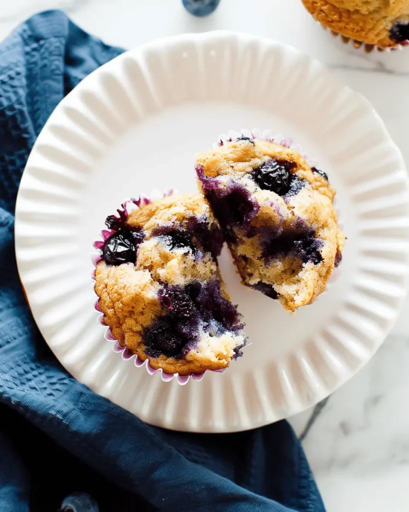 Healthy Blueberry Muffins