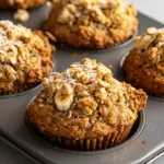 Banana Coffee Cake Muffins