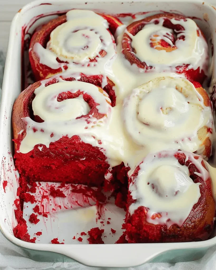 Red Velvet Cinnamon Rolls