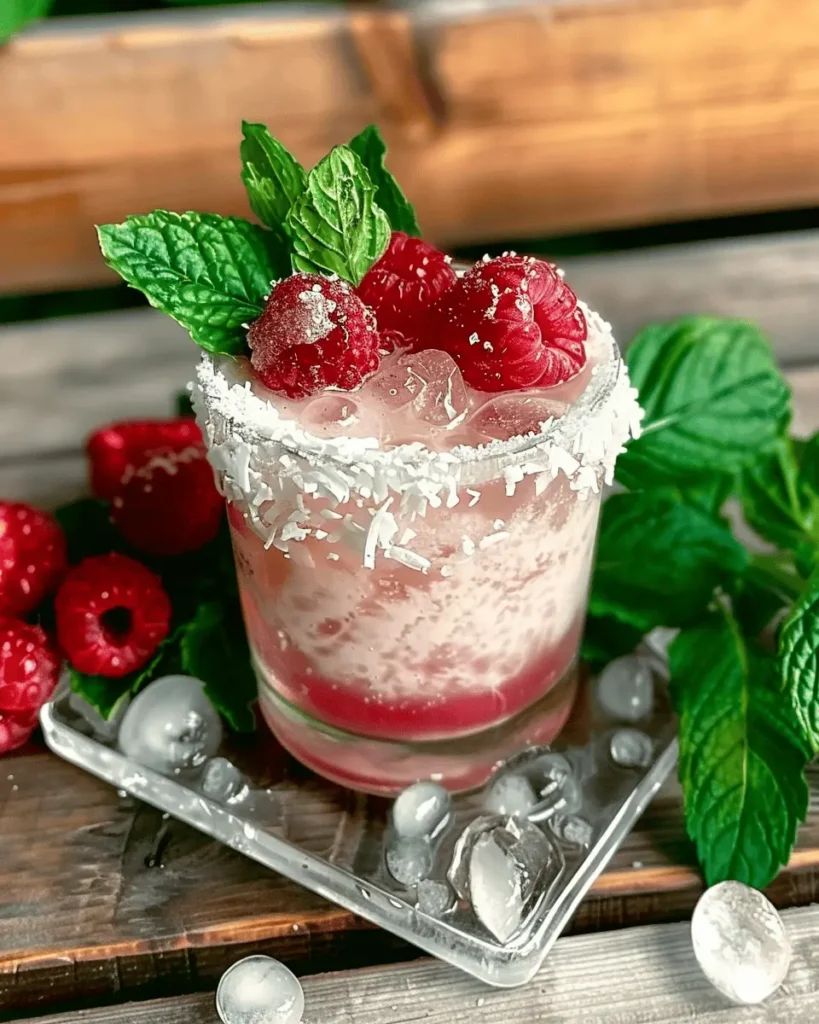 Raspberry Coconut Mojito Recipe