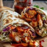 BBQ Chicken Coleslaw Wraps: A Flavorful Delight Awaits!
