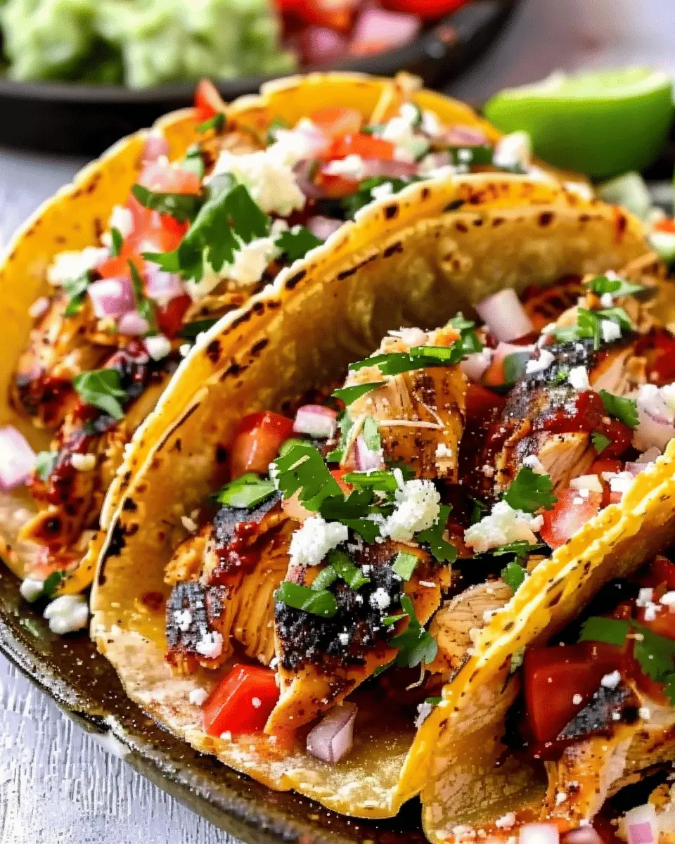 Easy Chicken Street Tacos Recipe