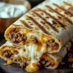 Easy Grilled Cheese Burrito (Taco Bell Copycat)