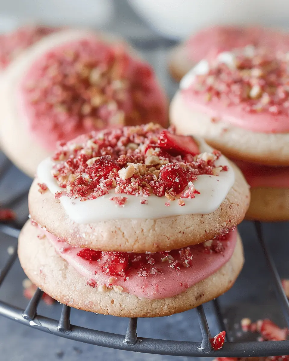 Easy Strawberry Crunch Cookies: Indulgent Treats for Everyone