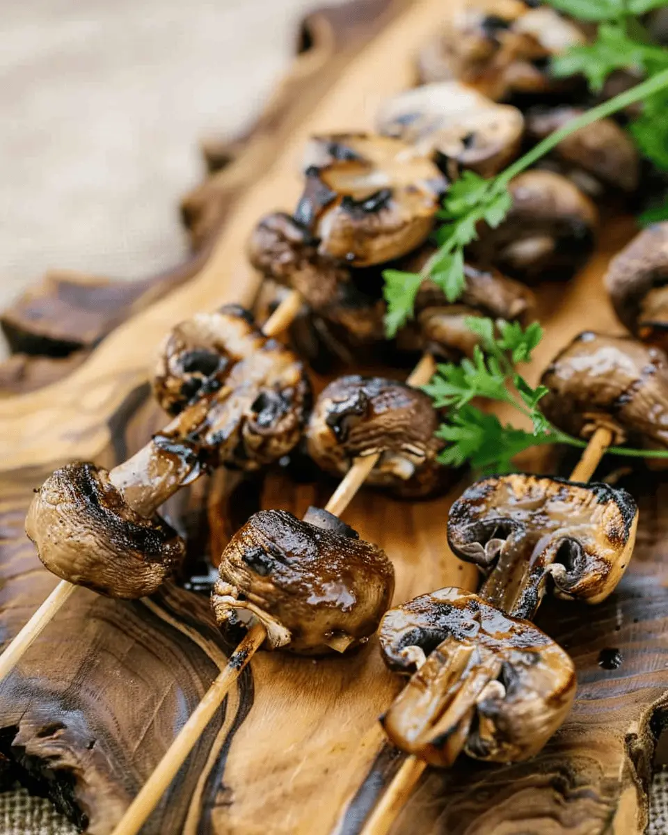 Grilled Mushrooms on Skewers: The Easy, Juicy BBQ Delight