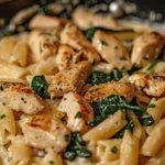 Healthy Garlic Parmesan Chicken Pasta Recipe