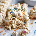 Homemade Funfetti Marshmallow Popcorn Treats Recipe