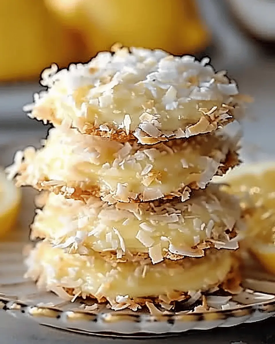 Irresistible Lemon Coconut Cheesecake Cookies You Can’t Resist