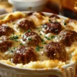 Meatball & Mashed Potato Bake: A Hearty Family Favorite