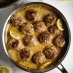 Meatballs In Lemon Sauce (Greek Keftedes)