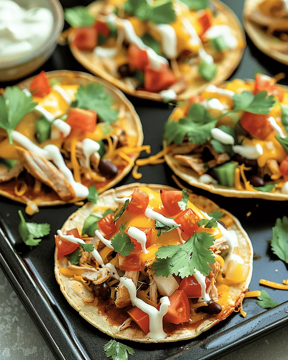 Mexican Rotisserie Chicken Tostadas