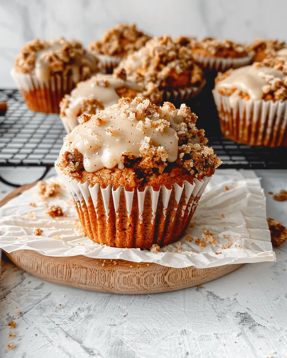 Pumpkin Cinnamon Streusel Muffins