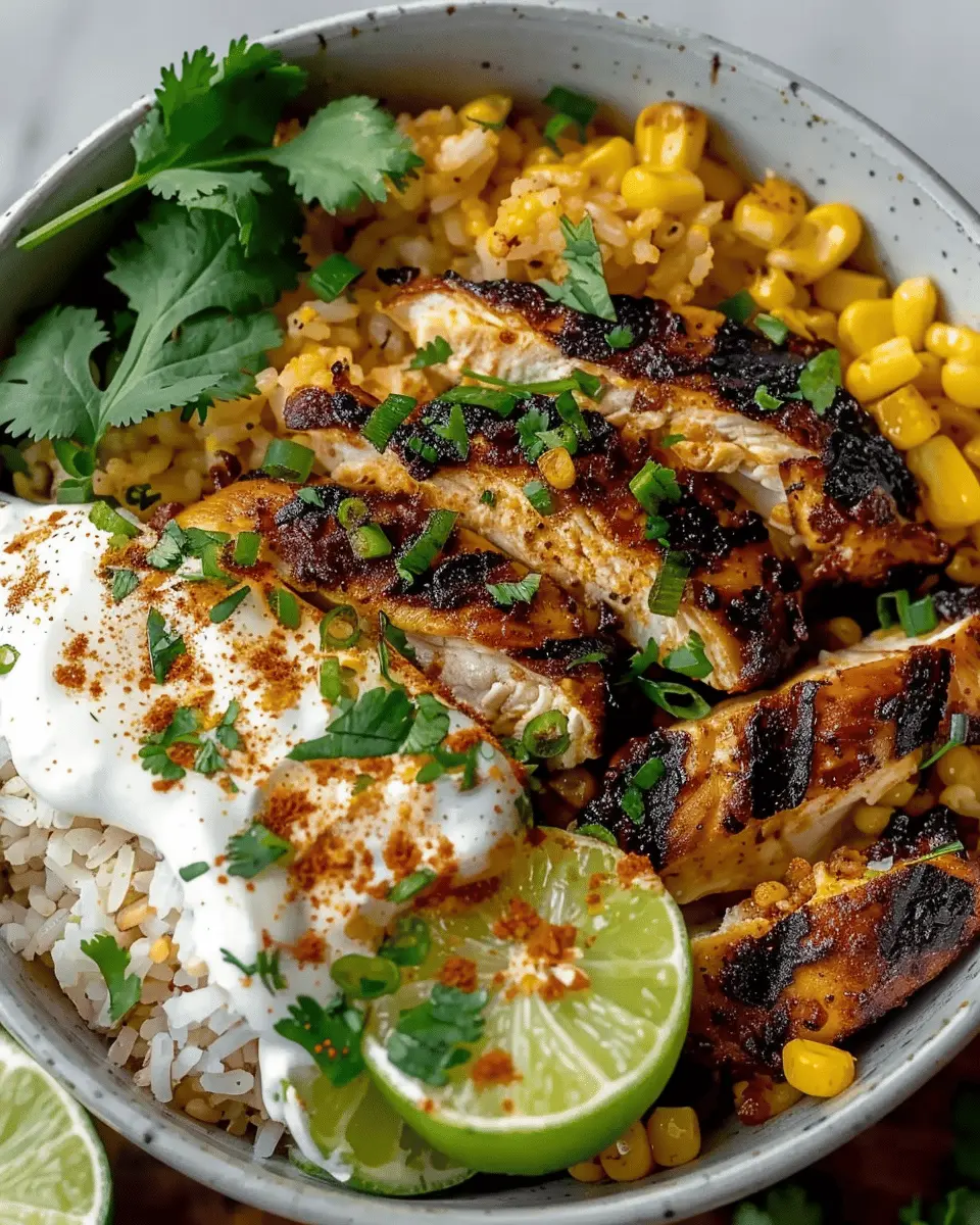 Street Corn Chicken Rice Bowl: Easy, Flavorful Family Delight