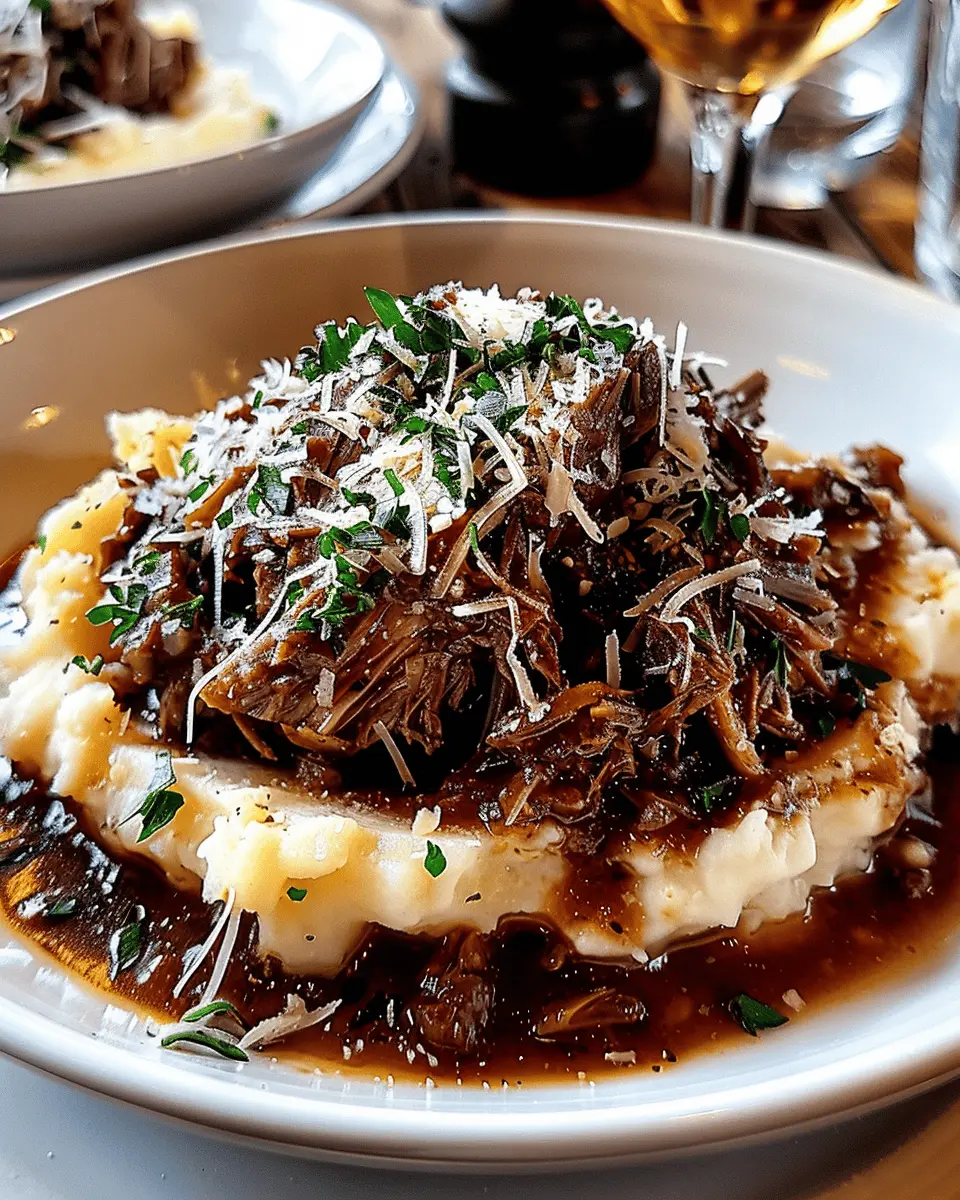 Short Rib Ragu: Indulgent Comfort with Parmesan Mashed Potatoes