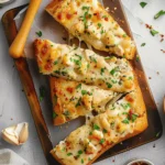 The Viral Chicken Alfredo Garlic Bread I'm Obsessed With