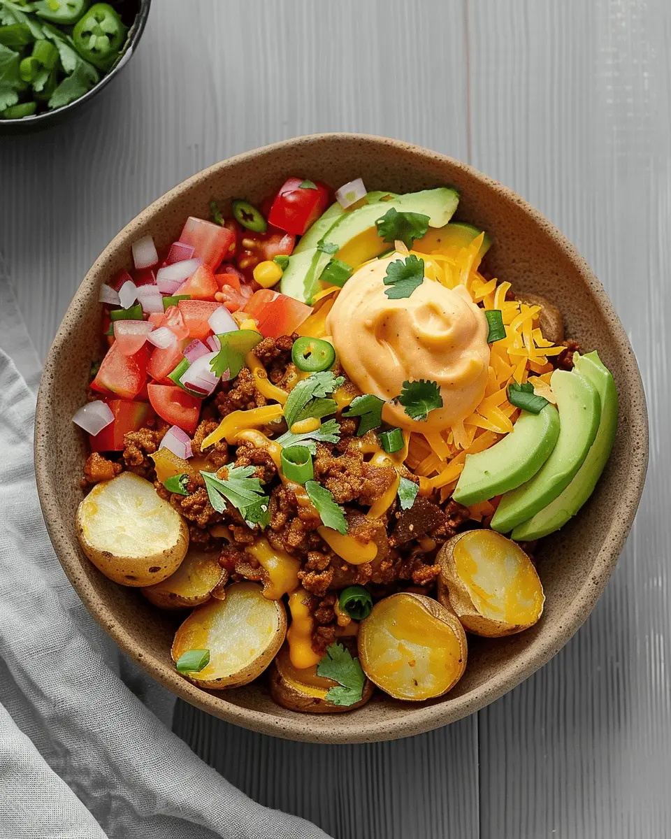 Loaded Fiesta Potato Bowls: A Delicious Twist on Comfort Food