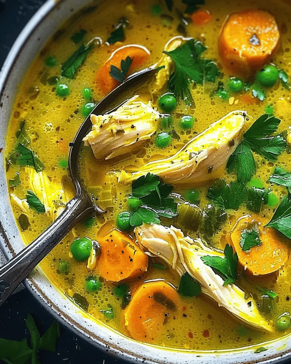 Anti Inflammatory Turmeric Chicken Soup: A Comforting Delight
