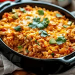 Easy Chicken Enchilada Rice Casserole (35 Minutes)