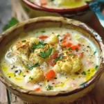 Mediterranean-Style Cauliflower Soup Recipe