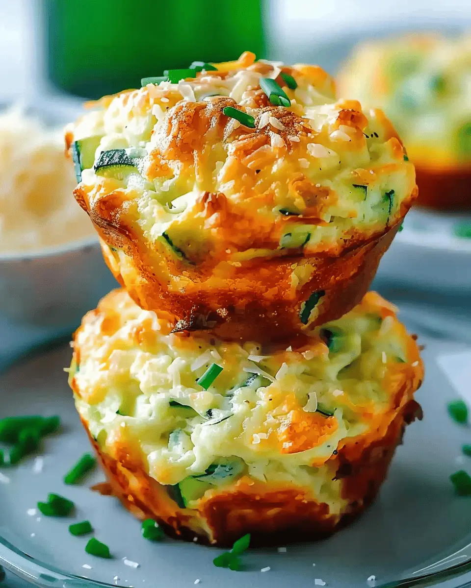 Savory Parmesan Zucchini Muffins: Easy, Guilt-Free Delight