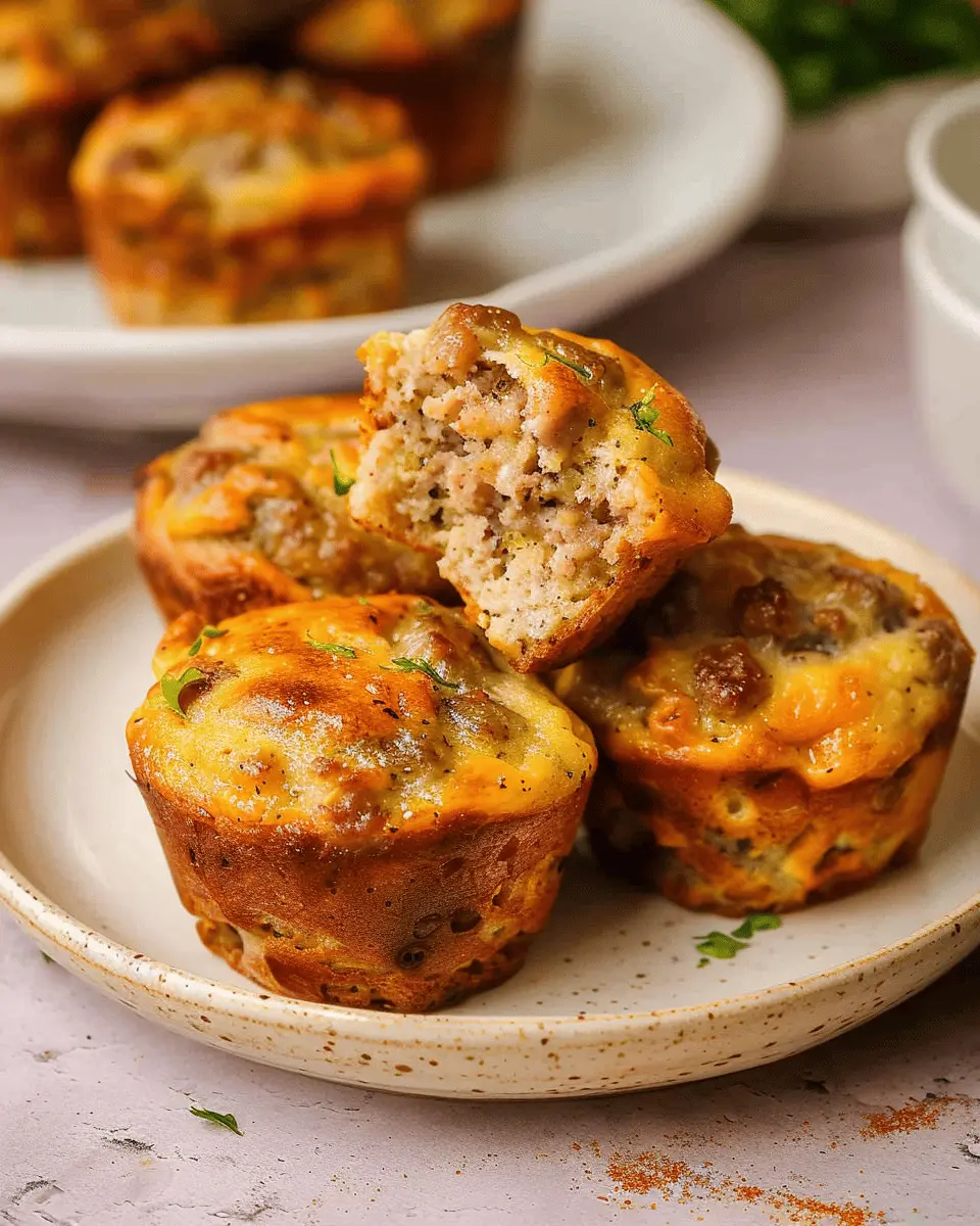 High Protein Sausage Pancake Muffins – Easy Turkey Bacon Delight
