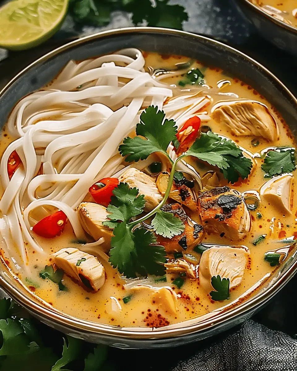 Easy Thai Chicken Soup: Quick and Flavorful Comfort in a Bowl