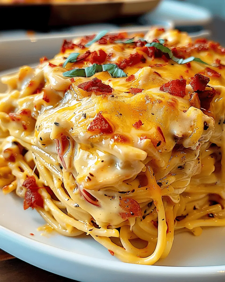 Irresistible Spicy Southern Cheesy Chicken Spaghetti Casserole Delight
