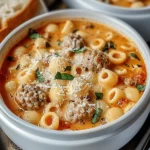 Parmesan Italian Sausage Ditalini Soup: A Creamy Comfort Classic