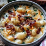 Bacon Cheddar Gnocchi Soup – A Rich and Creamy Comfort Meal