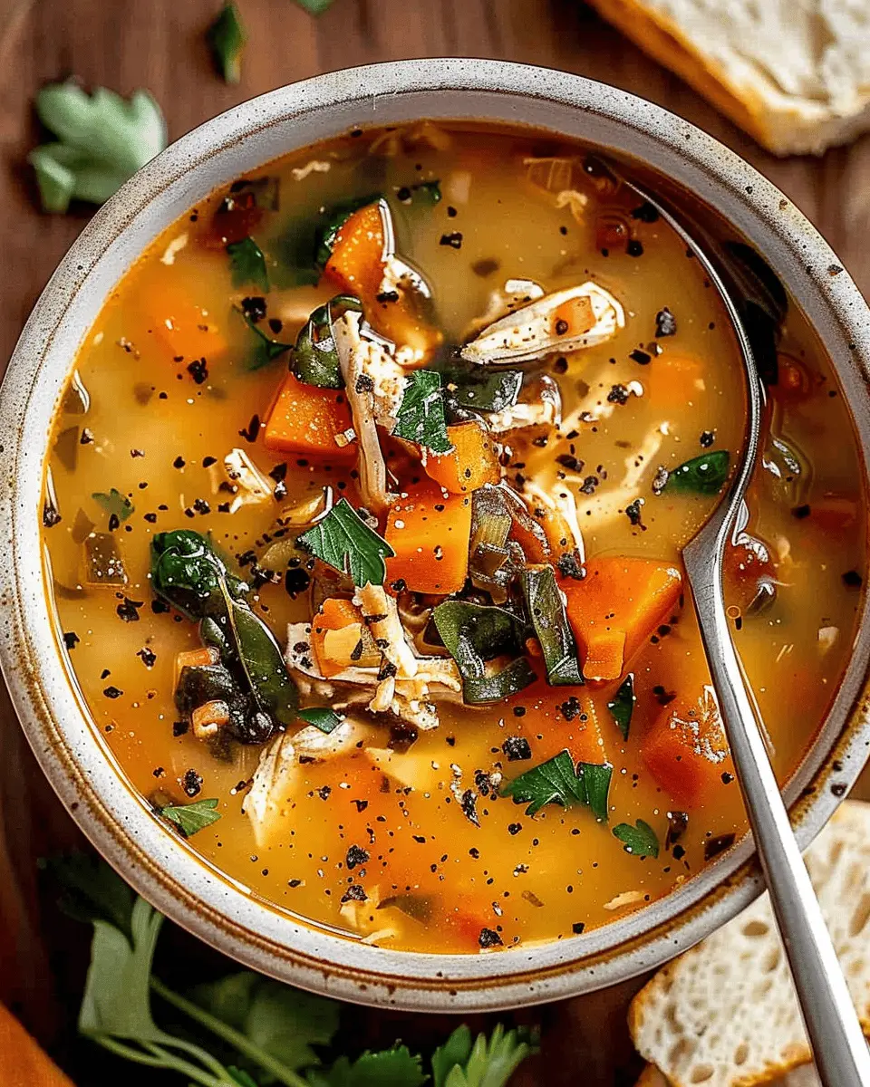 Simple Tuscan Soup: A Comforting Twist with Turkey Bacon and Chicken Ham