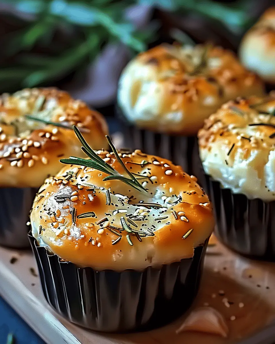 Easy Garlic Rosemary Focaccia Muffins: Your New Favorite Snack